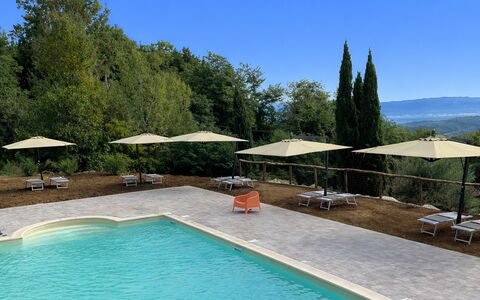 Borgo Antico, Pool, Barberino del Mugello: Svømmepøl, Vand, Udendørs Møbler, Møbel, Udvej, Paraply, Eco Hotel, Skygge, Stol, Thermae