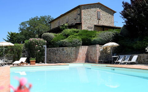 Terre di Giano Private Pool and View, Umbria: Estate, Hacienda, Have, Villa, Landscaping, Svømmepøl, Udvej, Eco Hotel, Gårdsplads, Stuehus