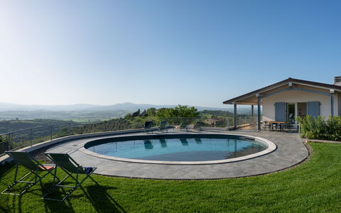 Villa Ombrone: Svømmepøl, Udendørs Møbler, Fritid, Udvej, Skygge, Eco Hotel, Estate, Landscaping, Gård, Villa