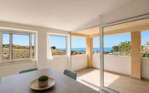 Villa Giugiola: Etage, Lejlighed, Bejdse, Skygge, Hårdttræ, Dagslys, Altan, Eco Hotel, Penthouselejlighed