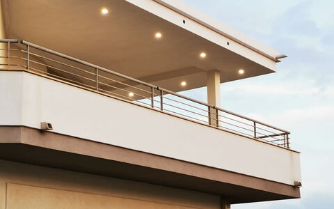 Appartamento Tramonto sul Mare: Skygge, Altan, Gelænder, Design, Dagslys, Udendørs Struktur