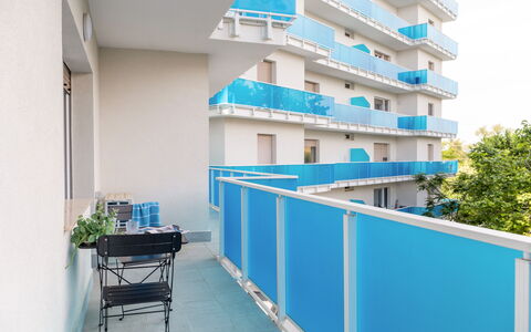 Suite Pineta: Blå, Lejlighed, Kompositmateriale, Altan, Ejerlejlighed, Hotel
