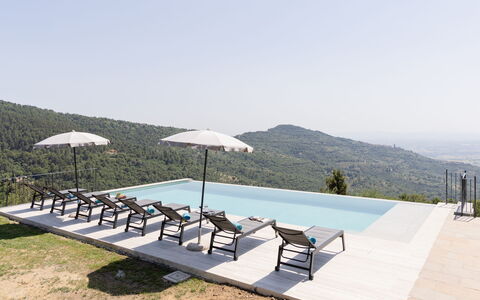 Villa Maddalena alla Guglielmesca: Udendørs Møbler, Svømmepøl, Liggestol, Udvej, Stol, Skygge, Eco Hotel, Design, Chaiselong, Kam