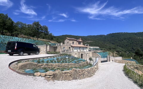 Villa Maddalena alla Guglielmesca: Landskab, Bakke, Landsby, Estate, Villa, Hacienda, Bjerglandsby