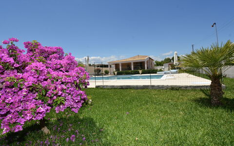 Villa Gloria: Svømmepøl, Udvej, Have, Landscaping, Skygge, Eco Hotel, Udendørs Møbler, Hacienda, Gård