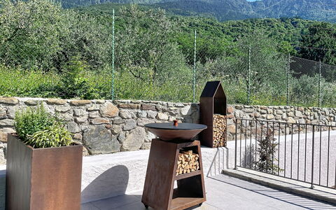 Aura: Rots, Have, Beton, Blomsterkrukke, Landscaping, Naturmateriale, Design, Bejdse, Stueplante, Flise