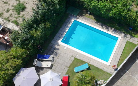 Villa Eva: Svømmepøl, Udvej, Udendørs Møbler, Thermae, Fritid, Eco Hotel, Skygge, Hacienda, Paraply, Stol