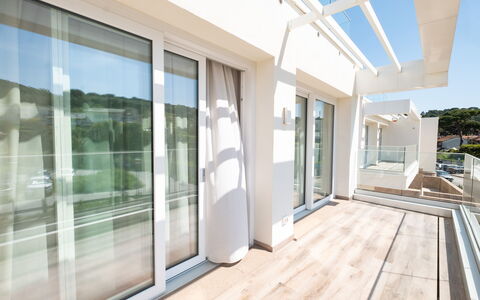 Terrazza Mare, Jacuzzi and Seaview: Træ, Lejlighed, Etage, Indretning, Hjem, Altan, Ejerlejlighed, Skygge, Dagslys, Hotel