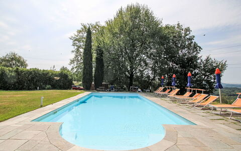 Annika: Blå, Svømmepøl, Fritid, Udvej, Udendørs Møbler, Skygge, Eco Hotel, Water Feature, Ferieby, Landscaping