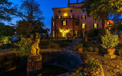 Villa Lemura 16+4: Estate, Have, Hacienda, Landskab Belysning, Nat, Mansion, Villa, Landscaping, Aften, Historisk Hus