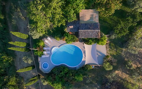 Campodalto 8: Svømmepøl, Udvej, Udendørs Møbler, Paraply, Thermae, Eco Hotel, Skygge, Landscaping, Villa, Ferieby