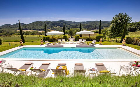 Le Querce dei Medici 12+2: Svømmepøl, Udvej, Estate, Udendørs Møbler, Eco Hotel, Have, Fritid, Villa, Thermae, Landscaping