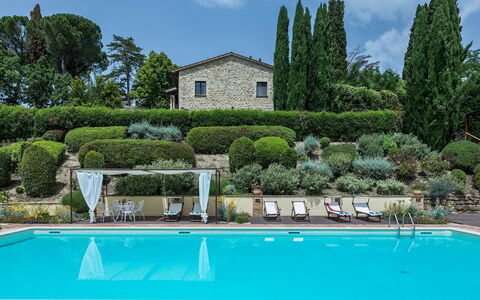 Il Borgo 16: Busk, Svømmepøl, Have, Estate, Landscaping, Udvej, Gårdsplads, Villa, Hacienda, Eco Hotel