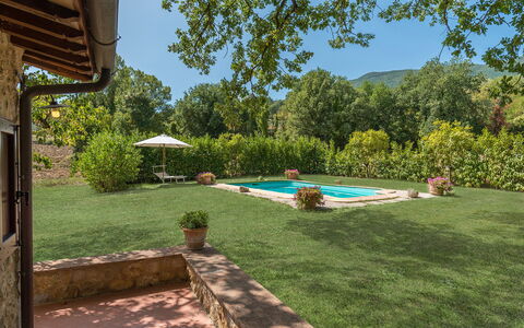 Mulino della Quercia 2+1: Have, Stuehus, Estate, Backyard, Hacienda, Svømmepøl, Landscaping, Sommerhus, Skygge