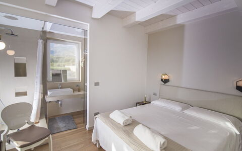 Villa Aura 6: Indretning, Soveværelse, Møbel, Hjem, Seng, Etage, Lejlighed, Loft, Værelse, Bed Frame