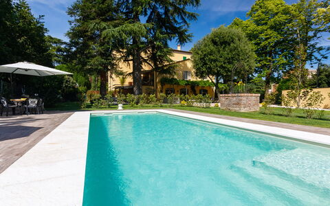 La Casa di Nanì 8: Svømmepøl, Udvej, Eco Hotel, Udendørs Møbler, Skygge, Thermae, Estate, Hacienda, Landscaping, Have