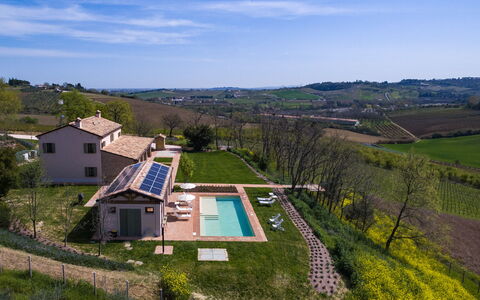 Ca' Pellicciano 8: Svømmepøl, Hus, Hjem, Estate, Sommerhus, Udvej, Stuehus, Villa, Backyard, Eco Hotel