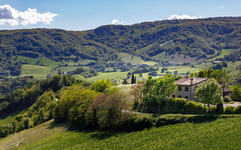Villa Agostini 10: Bjergrige Landskabsformer, Bakke, Bjerg, Græs, Grøn, Naturlige Landskab, Græs-, Highland, Landskab