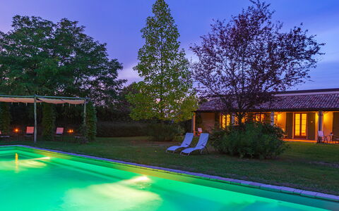 La Tana del Ghiro 18: Blå, Svømmepøl, Udvej, Estate, Thermae, Eco Hotel, Hacienda, Stuehus, Have, Backyard