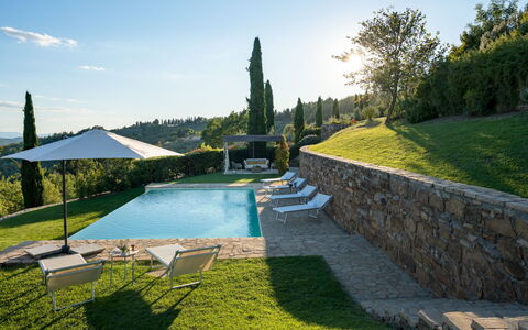 Poggio Novoli 6: Svømmepøl, Have, Landscaping, Udendørs Møbler, Eco Hotel, Udvej, Villa, Lærk, Evergreen