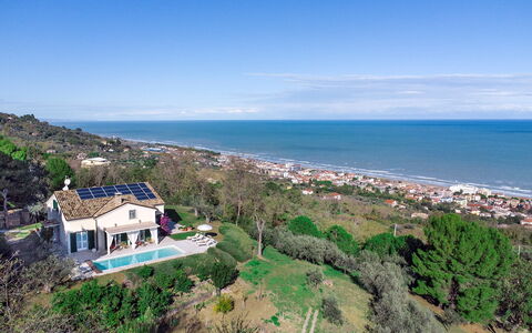 Villa Lucente 6+2: Hav, Kyst, Ocean, Villa, Udvej, Ferieby, Strand, Eco Hotel, Bugt