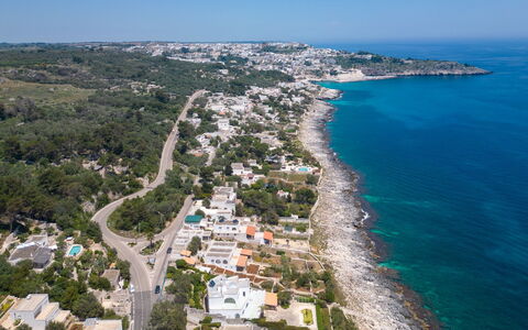 Villa Soleluna 7+1: Kyst, Hav, Boligområde, Coastal Og Oceaniske Landskabsformer, Landskab, Ocean, Menneskelig Bosættelse, Kyst, Fugleperspektiv, Luftfotografering