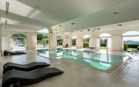 Tenuta Bagni De'Consoli 24: Svømmepøl, Udvej, Estate, Skygge, Water Feature, Villa, Eco Hotel, Mansion, Hacienda, Design