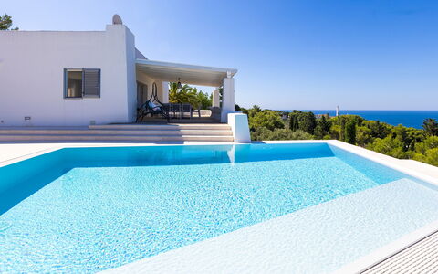 Villa Calypso 8: Blå, Svømmepøl, Kompositmateriale, Udvej, Skygge, Eco Hotel, Villa, Flise, Tropics, Hotel