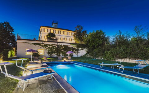 Villa Boemia 10: Blå, Svømmepøl, Estate, Villa, Afspejling, Hotel, Mansion, Hacienda, Landscaping, Ferieby