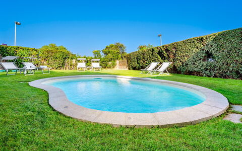 Casa Maestrale 6: Blå, Svømmepøl, Udvej, Fritid, Have, Landscaping, Lawn, Udendørs Møbler, Water Feature, Eco Hotel