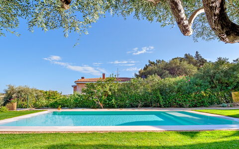 Villa la Marina 5+1: Blå, Svømmepøl, Have, Udvej, Estate, Backyard, Stuehus, Eco Hotel, Landscaping, Hacienda
