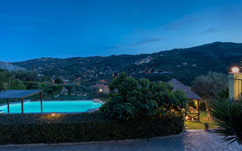 Villa Vittorio 6+2: Blå, Svømmepøl, Udvej, Eco Hotel, Ferieby, Villa, Thermae, Hotel, Hacienda, Nat