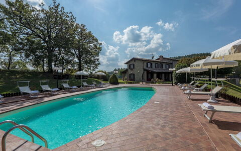 Tenuta Montiepoli 12+3: Estate, Svømmepøl, Mansion, Hacienda, Sommerhus, Udvej, Villa, Stuehus, Landscaping, Gård