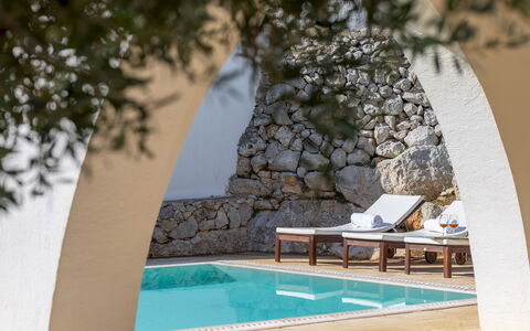Villa Floria 4: Indretning, Design, Udvej, Villa, Hotel, Stue