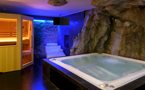 Villa Vae Victis 6: Udvej, Badekar, Hotel, Svømmepøl, Jacuzzi, Sanitærarmatur, Seng, Boutique Hotel