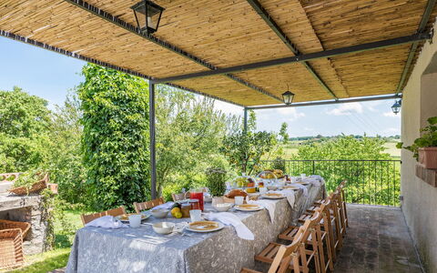 Villa a Casa di Giovanni 12: Møbel, Land Lot, Have, Stol, Skygge, Backyard, Eco Hotel, Udendørs Møbler, Gård, Landscaping