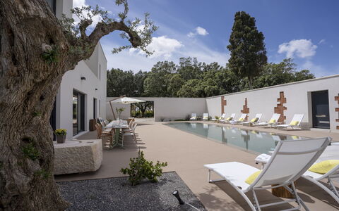 Villa Maria Paradiso 10: Hjem, Kompositmateriale, Estate, Skygge, Beton, Landscaping, Svømmepøl, Gårdsplads, Have, Design