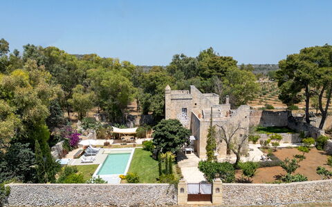 Masseria Muto 6: Have, Estate, Landscaping, Hacienda, Mansion, Villa, Gårdsplads, Gård, Historisk Hus, Backyard