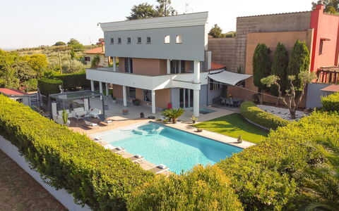 Villa Tiberio 6+2: Svømmepøl, Boligområde, Udvej, Urban Design, Hjem, Estate, Eco Hotel, Hacienda, Villa, Landscaping