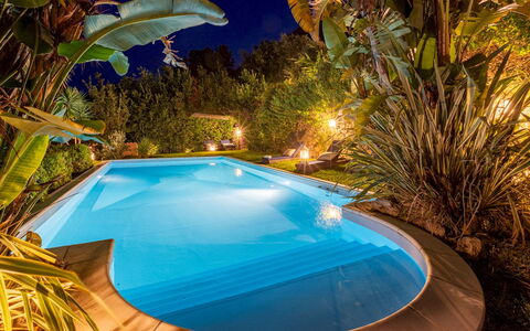 Villa Bambù 9+2: Svømmepøl, Blå, Vand, Udvej, Eco Hotel, Thermae, Fritid, Udendørs Møbler, Hacienda