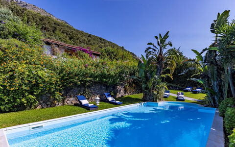 Villa Bambù 9+2: Blå, Svømmepøl, Udvej, Fritid, Eco Hotel, Tropics, Ferie, Hotel, Landscaping