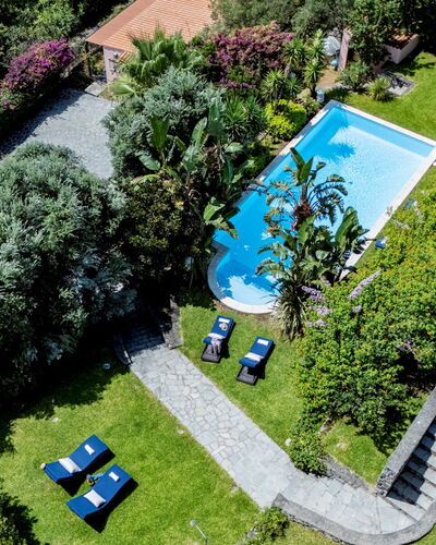 Villa Bambù 9+2: Blå, Svømmepøl, Udvej, Busk, Have, Fritid, Eco Hotel, Landscaping, Hacienda, Backyard
