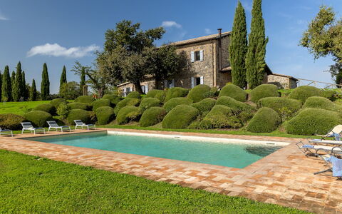 Villa dei Rosmarini 8: Busk, Have, Svømmepøl, Hæk, Estate, Landscaping, Villa, Hacienda, Stuehus, Lawn