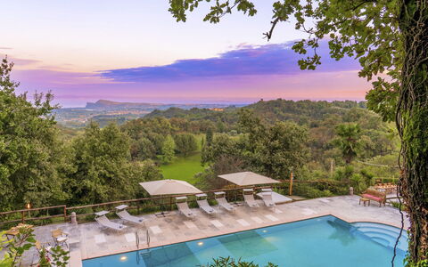 Tenuta Navelli 12+2: Blå, Svømmepøl, Træ, Udvej, Eco Hotel, Thermae, Ferieby, Water Feature, Landscaping, Tropics