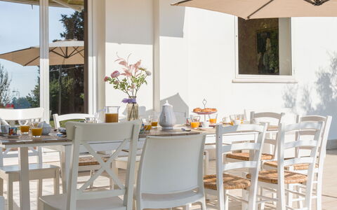 Nonna Isa 12: Møbel, Stol, Bord, Køkken & Spisebord, Udendørs Møbler, Bordservice, Udendørs Bord, Restaurant, Dug, Spisestue