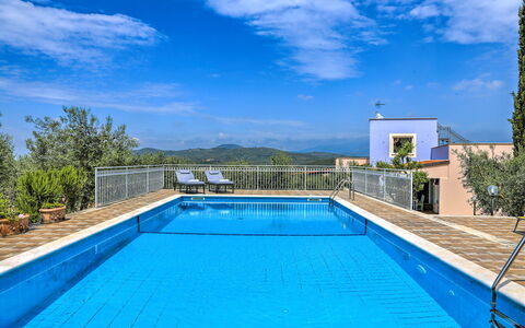 Villa Ipazia 6: Blå, Svømmepøl, Udvej, Eco Hotel, Estate, Villa, Hacienda, Hotel, Thermae, Ferieby