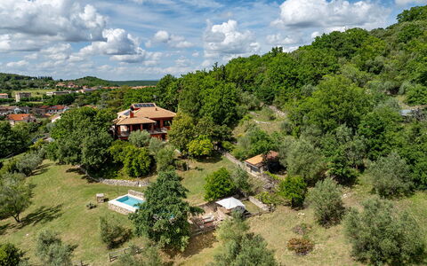 Villa Il Ritiro 8: Træ, Vegetationen, Landskab, Landdistrikt, Boligområde, Plantesamfund, Menneskelig Bosættelse, Estate, Fugleperspektiv, Shrubland