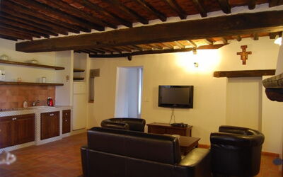 kitchen and living room