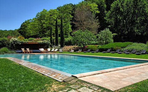 Villa Petrognano: Svømmepøl, Naturlige Landskab, Ejendom, Græs, Backyard, Gård, Fritid, Landscaping, Landskab, Estate
