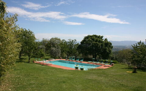 Agriturismo Bevignano: Sky, Himmel, Plante, Svømmepøl, Naturlige Landskab, Vand, Træ, Land Lot, Krop Af Vand, Skygge